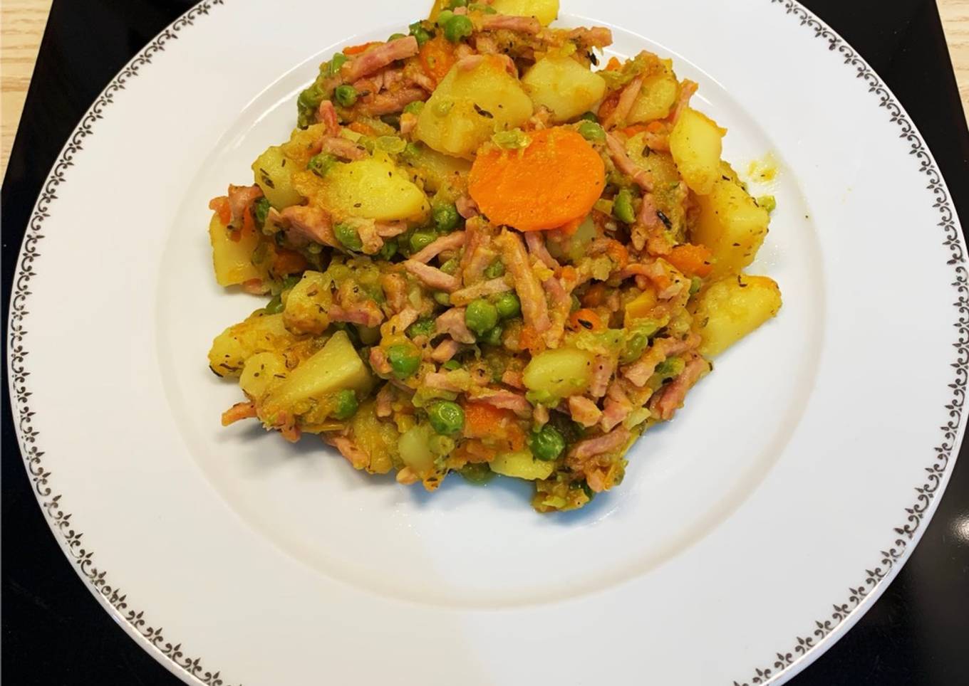 Poêlée de Légumes & Lardons de Poulet