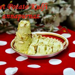 A picture of Sweet Potato Kulfi.