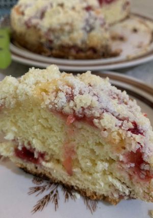Foto resep Strawberry Crumble Cake