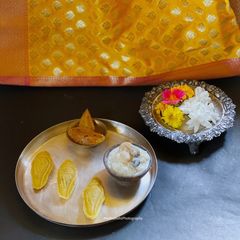 A picture of Mango Sandesh.