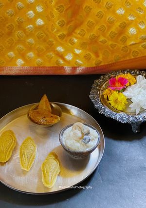 A picture of Mango Sandesh.