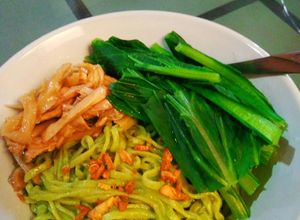 Foto resep Mie Ijo Sosin Ayam Jamur