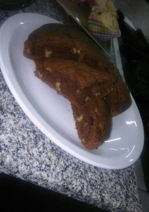 Una foto de Brownie con nueces