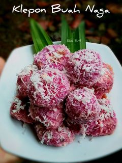 Foto resep Klepon Buah Naga