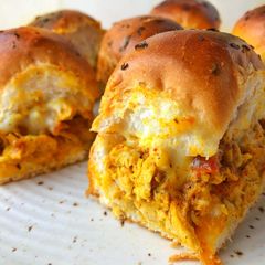 A picture of Shredded Chicken Sliders.