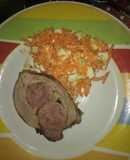 Colita de cuadril rellena de chorizo