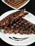 Chocolate Waffles Sandwich