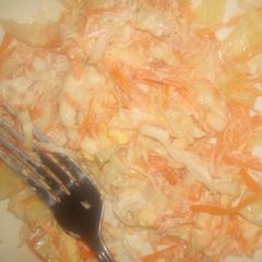 A picture of Simple coslow salad.