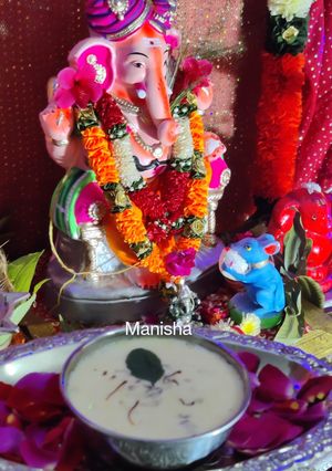 A picture of Basundi (Ganesh Chaturthi Special).