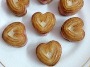 A picture of coconut hearts