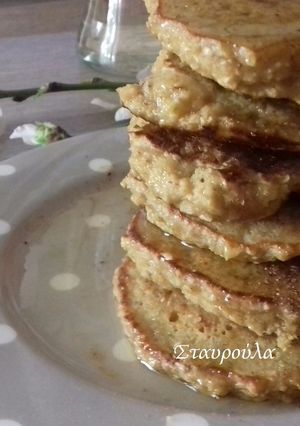 Φωτογραφία της συνταγής Mini pancakes μήλου με βρώμη