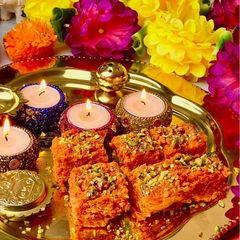 A picture of 🥕Gajar Halwa Burfi (Carrot Pudding Squares)🥕.