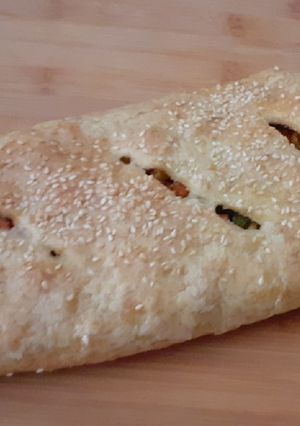 Foto di Strudel di verdure e formaggio morbido