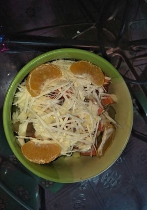 Foto resep Salad buah ala" bahan nya cuma yang ada di kulkas