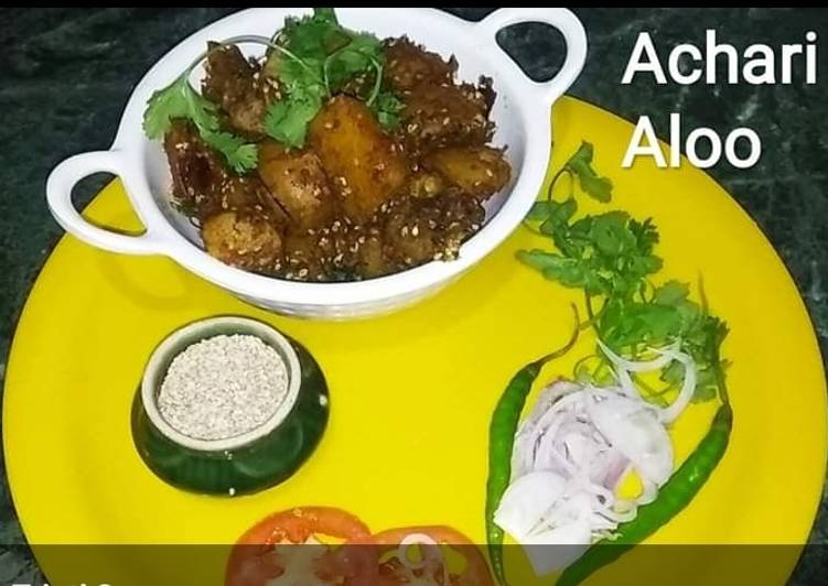 Recipe of Speedy Achari Aloo