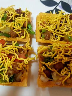 સેવ ચાટ બાસ્કેટ રેસીપી મુખ્ય ફોટો