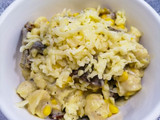 Creamy Small Shells Pasta with Corn & Roasted Lamb
