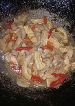 Foto resep Tumis Jamur 🍄Tahu