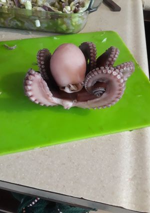 Una foto de Pulpo cocido