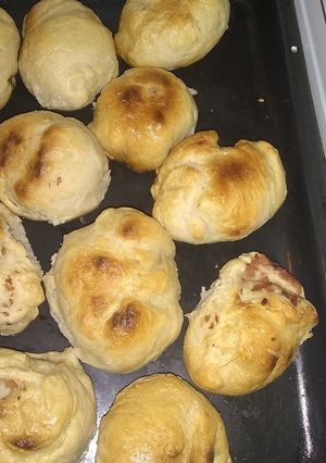 Una foto de Pan saborizado de jamón