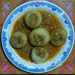 A picture of Stuffed Tinda(Indian squash).