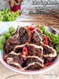 Bakso Sapi Daun Pepaya (Bumbu Mercon Tauco)