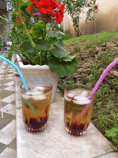 عکسی از دستور شربت آلبالو😍😋