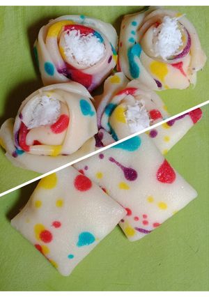 Foto resep Dadar gulung polkadot