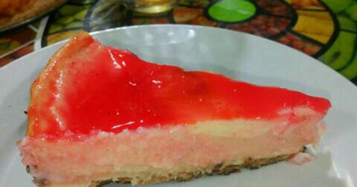 Cheesecake De Frutilla Receta De Chechu Cookpad