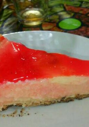 Una foto de Cheesecake de frutilla