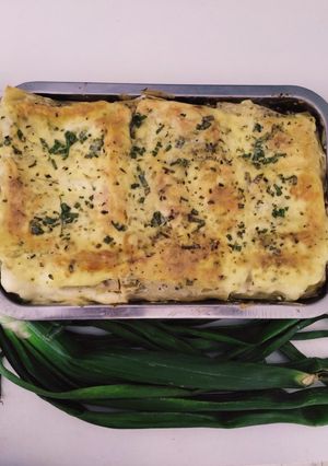 Una foto de Lasaña de carne hecha con Cebollín