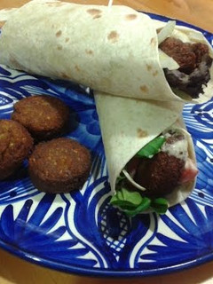 Una foto de Falafel de garbanzo