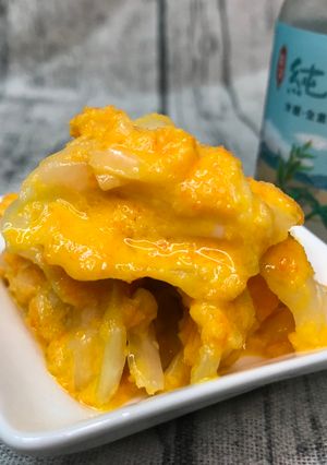A picture of Taiwanese Golden Pickled Cabbage.