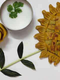 सनफ्लावर पराठा रेसिपी मुख्य फोटो