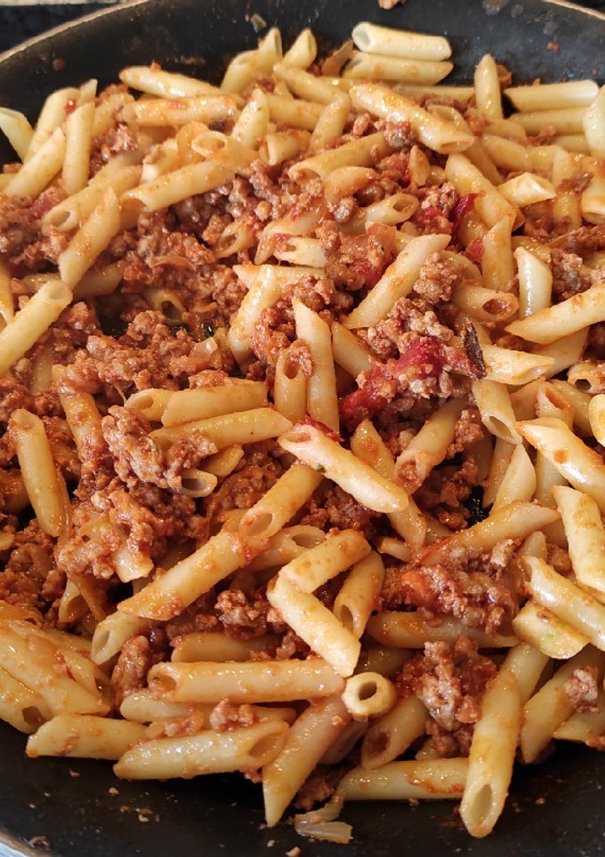 Una foto de Macarrones caseros estilo de mi madre