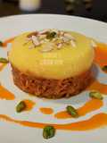 Gajar Halwa with vanilla custard mousse