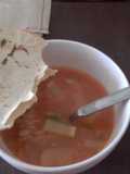 Sopa de pasta y verduras