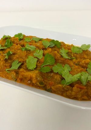 Una foto de Caviar d’aubergine indien (baingan bharta)