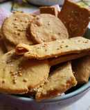 Galletas con harina de garbanzos y zaatar