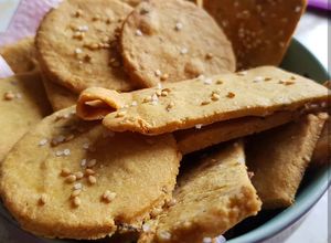Foto principal de Galletas con harina de garbanzos y zaatar
