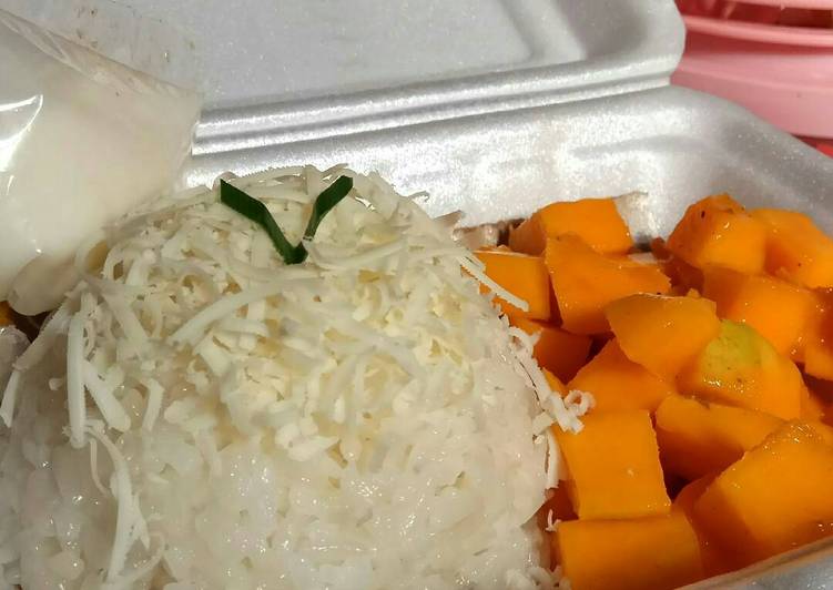 Resep Mango Sticky Rise yang lezat dan Mudah Dibuat