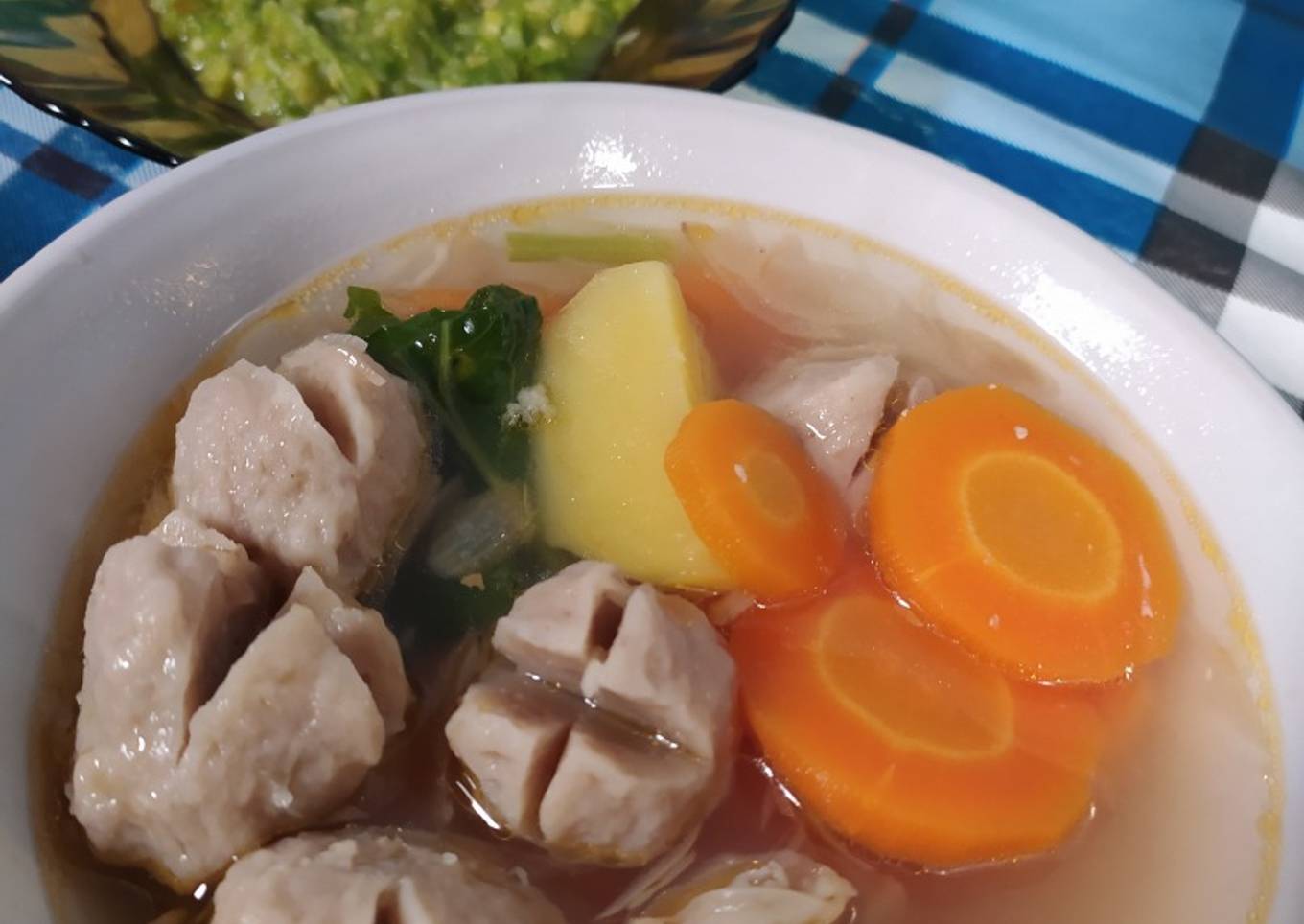 Sayur Sop Bakso Ayam