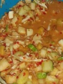 Foto resep Rujak pengantin atau rujak jakin