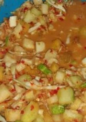 Foto resep Rujak pengantin atau rujak jakin