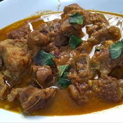 A picture of Bhunna gosht.