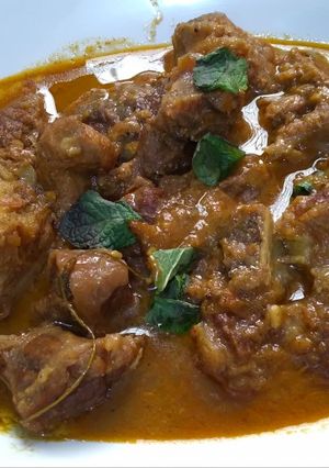 A picture of Bhunna gosht.