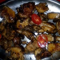 A picture of Pan fried chicken.