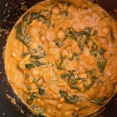 Chickpea & Spinach Curry A picture of Chickpea & Spinach Curry.