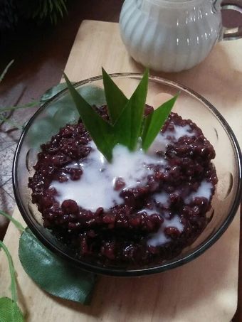 Cara Mudah Menyiapkan Resep Bubur ketan hitam, metode 5.30.7 yang Lezat Anti Ribet, Mantap