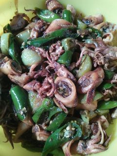 Foto resep Tumis cumi asin
